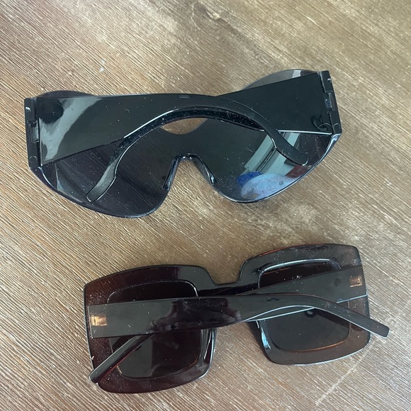Stylish Oversized Sunglasses Set - Picture 2 of 2